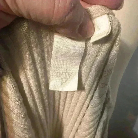 Women’s Ady P Ribbed Stretchy Dress. Size Small. Light Tan. Slits On Sides. - Picture 5 of 6